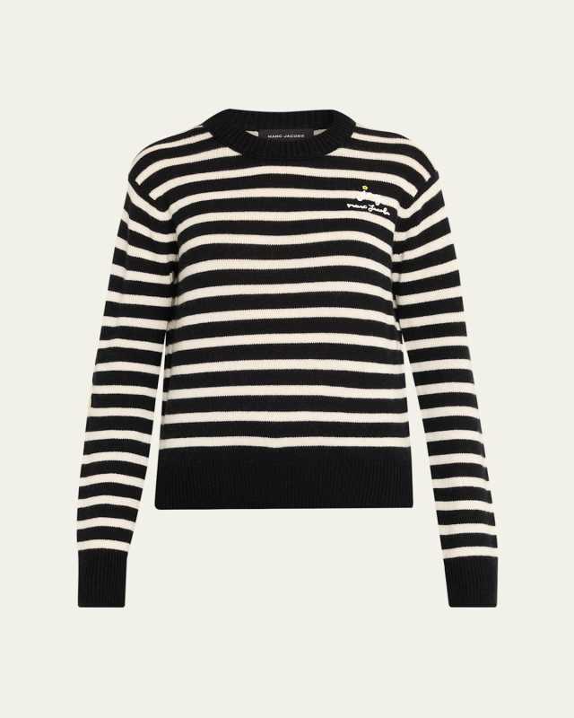 Joy Striped Crewneck Sweater